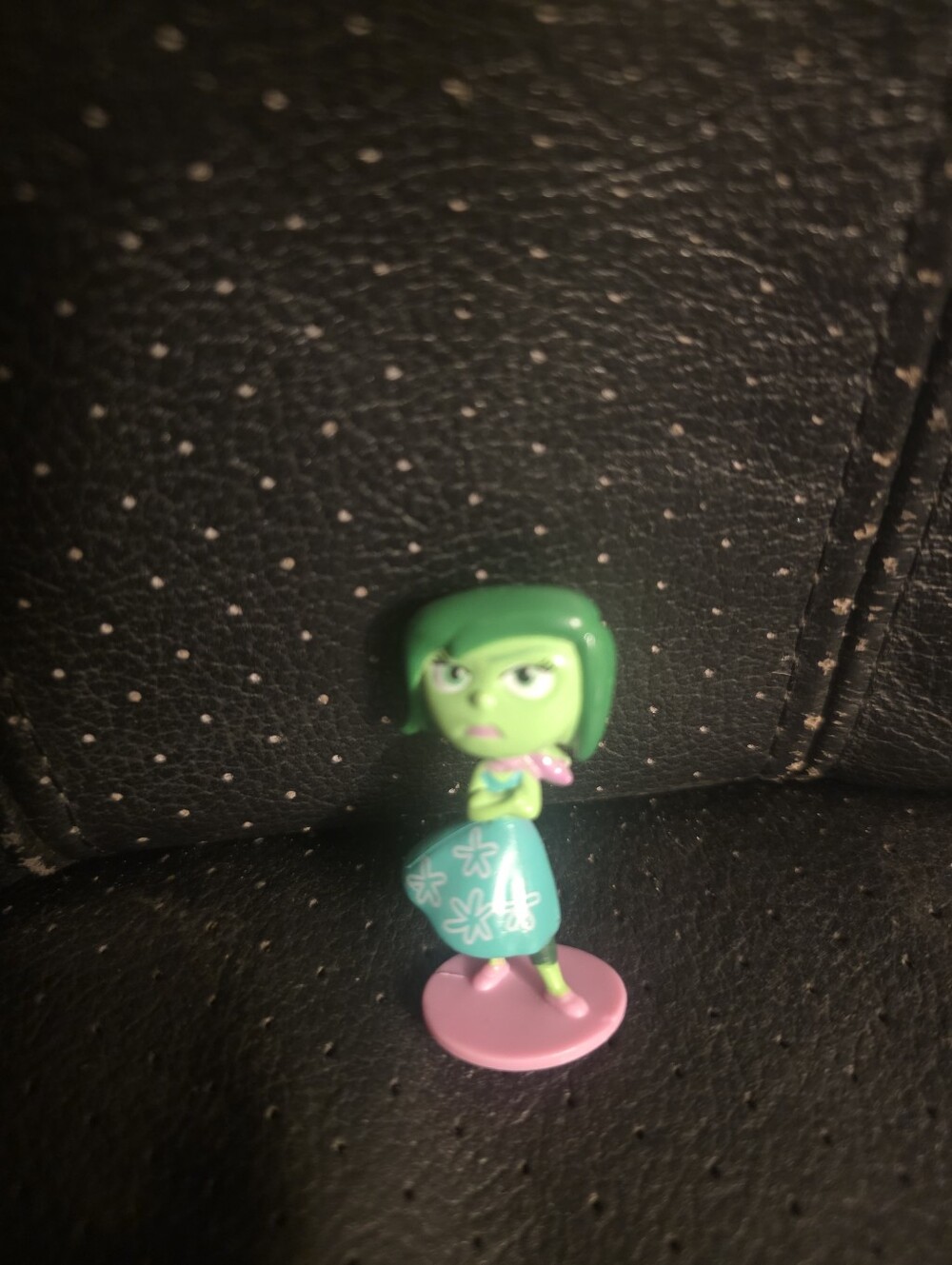 DISGUST Walt Disney Pixar INSIDE OUT 2 Movie PVC TOY Playset Figure 2" FIGURINE!
